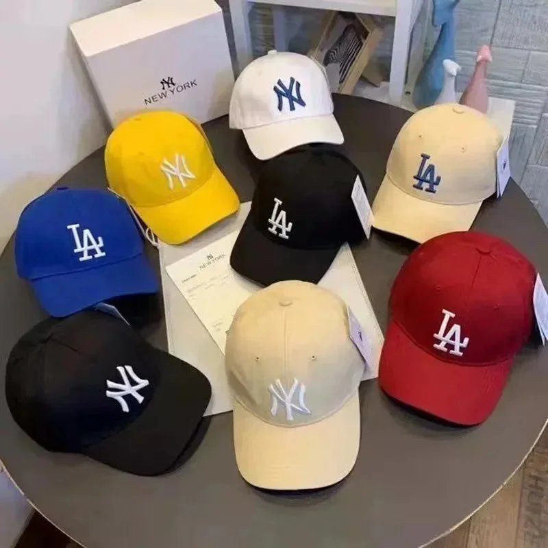 Hardtop Korean Version of Five Color Internet Celebrity, New Edge Embroidered N-letter Baseball Cap Versatile for Men and Women Hat Showing