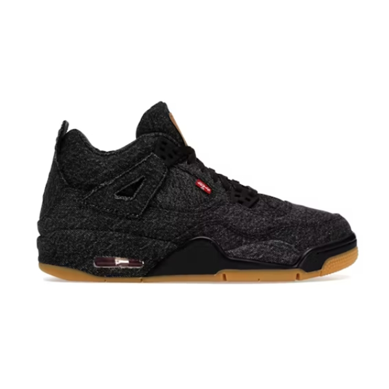 PB   4 Retro Levi's Black Casual sneakers