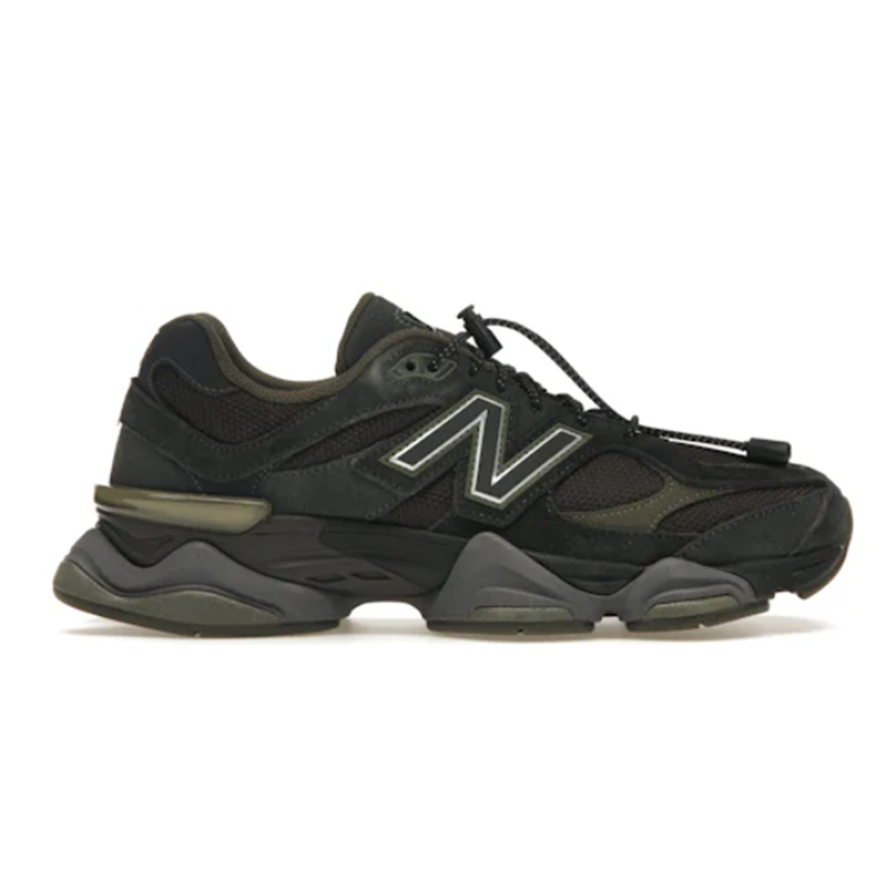 9060 Blacktop Dark Moss Casual sneakers