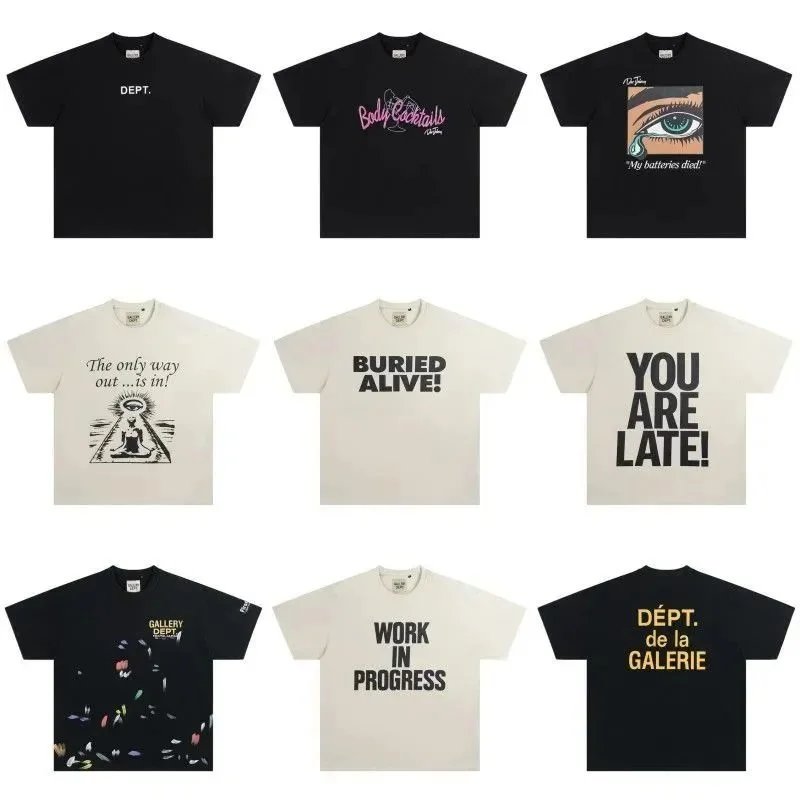 XB18 short sleeve American high street T-shirt cotton collection