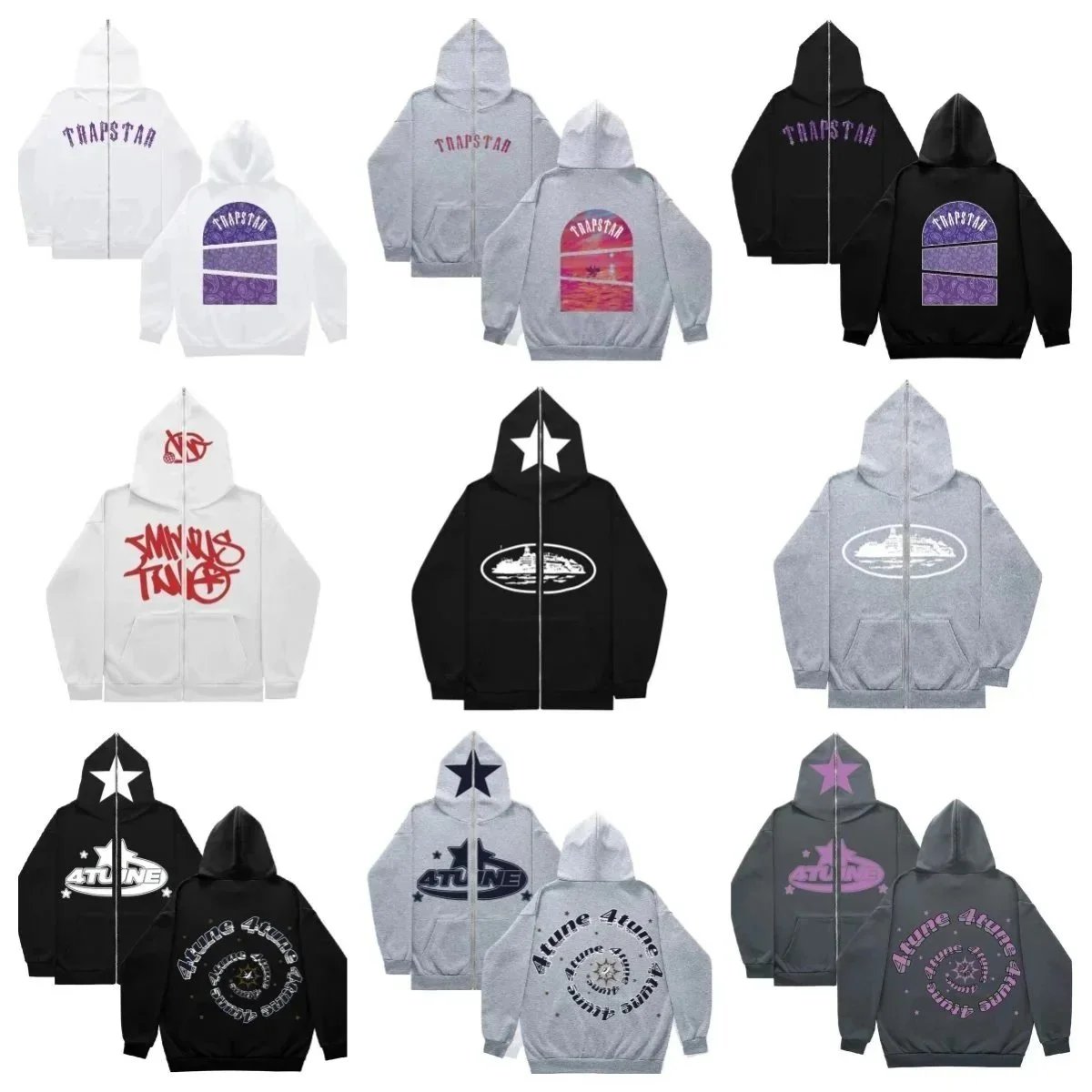 New American Fashion Zipper Jacket-SQ002
