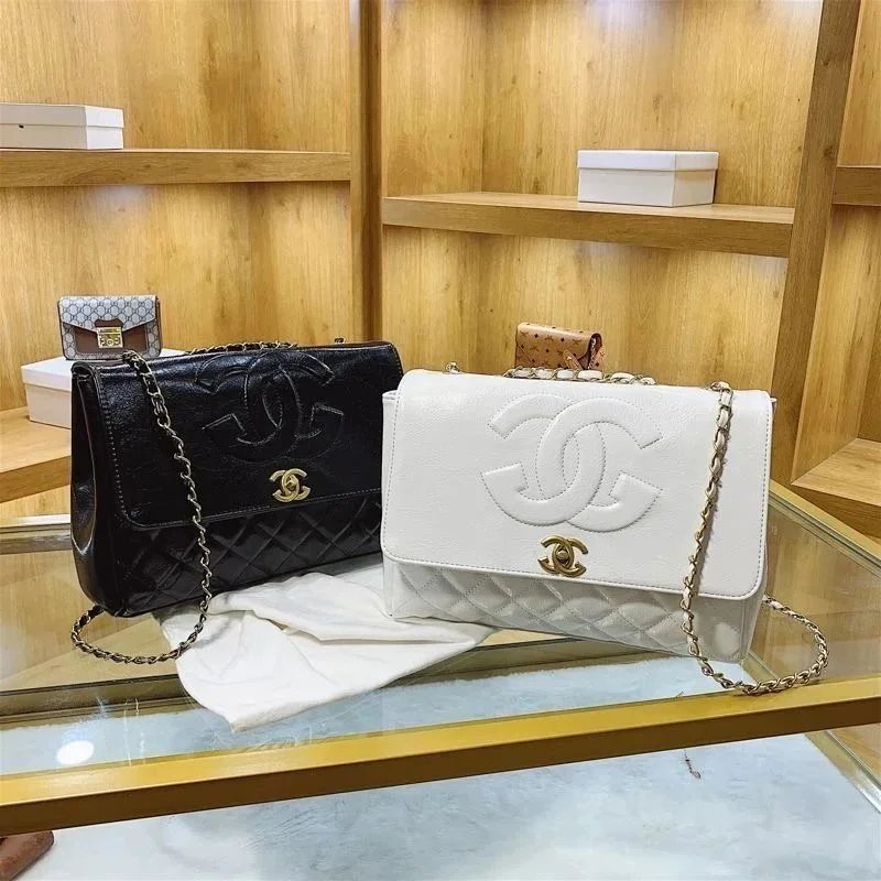 Embossed shoulder messenger bag Joker handbag fragrant underarm bag -0685