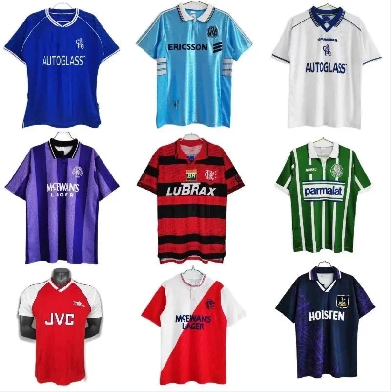 Retro Classic France Italy Paris Napoli Football Jersey | Breathable Quick Dry Sportswear-1