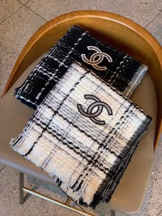 Winter Shawl Christmas Designer Plaid Scarf - Black Cashmere Shawl Versatile Lattice Fashion Scarf Xmas Scarves Gift for Women