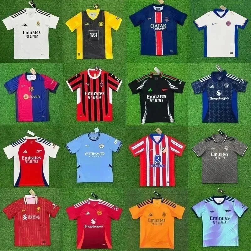 Season 24-25, club football jerseys