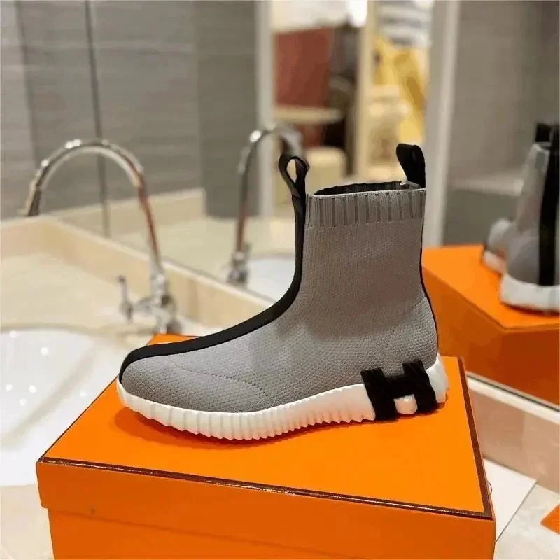Luxury Men High Top Casual Shoes Bouncing Sneakers Italy Brands Mens Casual Walking Size38 46