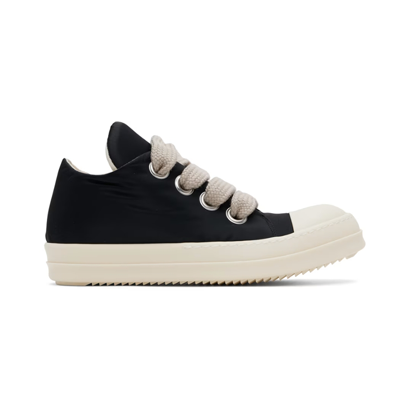 Rick O*ens DRKSHDW Canvas Low Top Black Milk Fashion sneakers
