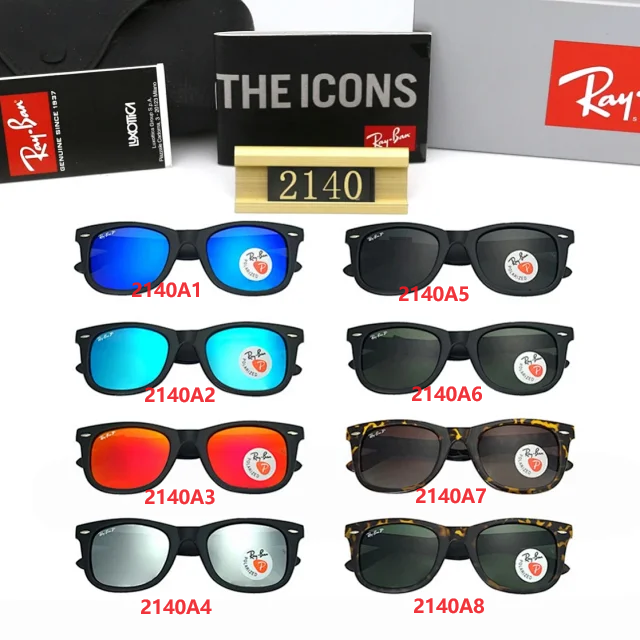 New In Box Ray-Ban 2140 Justin Men's Sunglasses For Unisex Adult Fashion Glasses