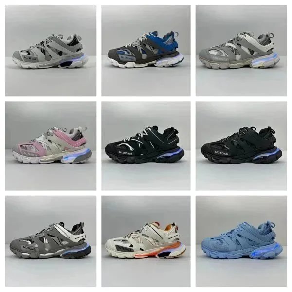 Men's and Women's Casual Designer Platform Sneakers, Gomma Leather Trainers, Vintage Runners Shoes, 36-45 NO472