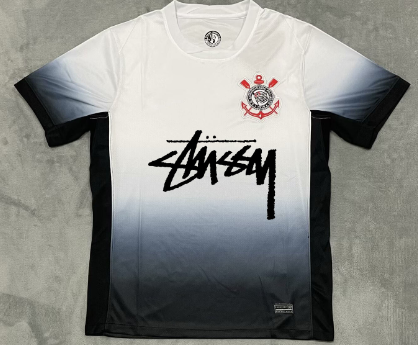 Fans Tops Tees 2425 season Corinthians home jersey Thai short sleeved football jersey football jersey T240627