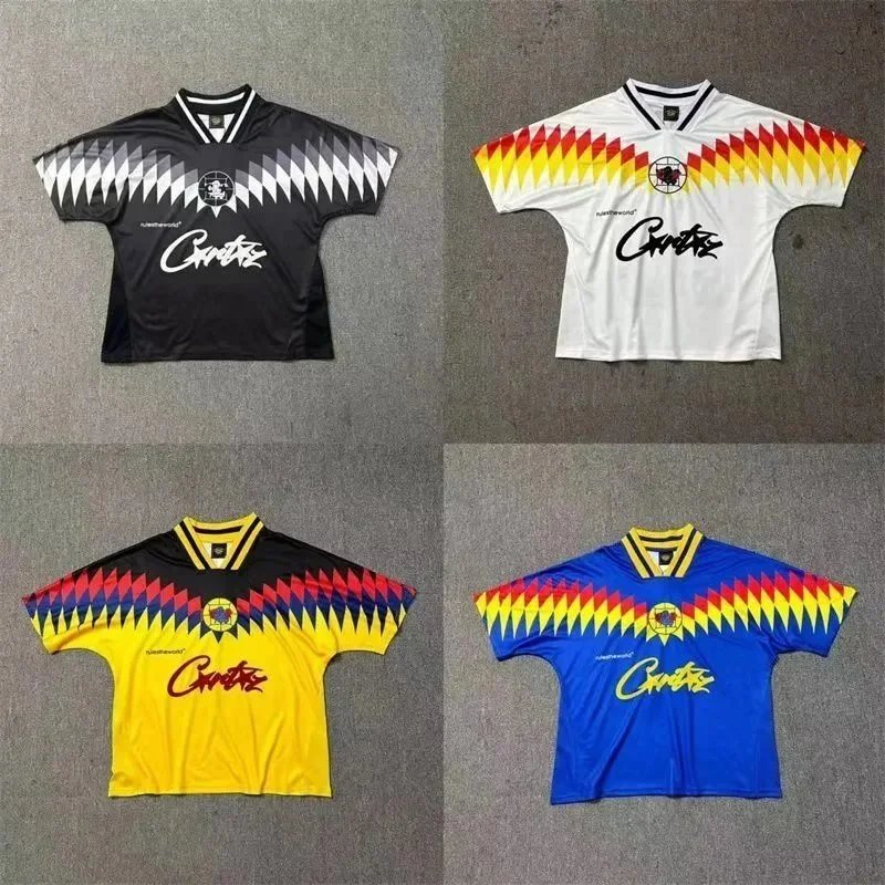 Trendy Corteiz Contrast Basketball Shirt for Men and Women: Oversized Summer Tee
