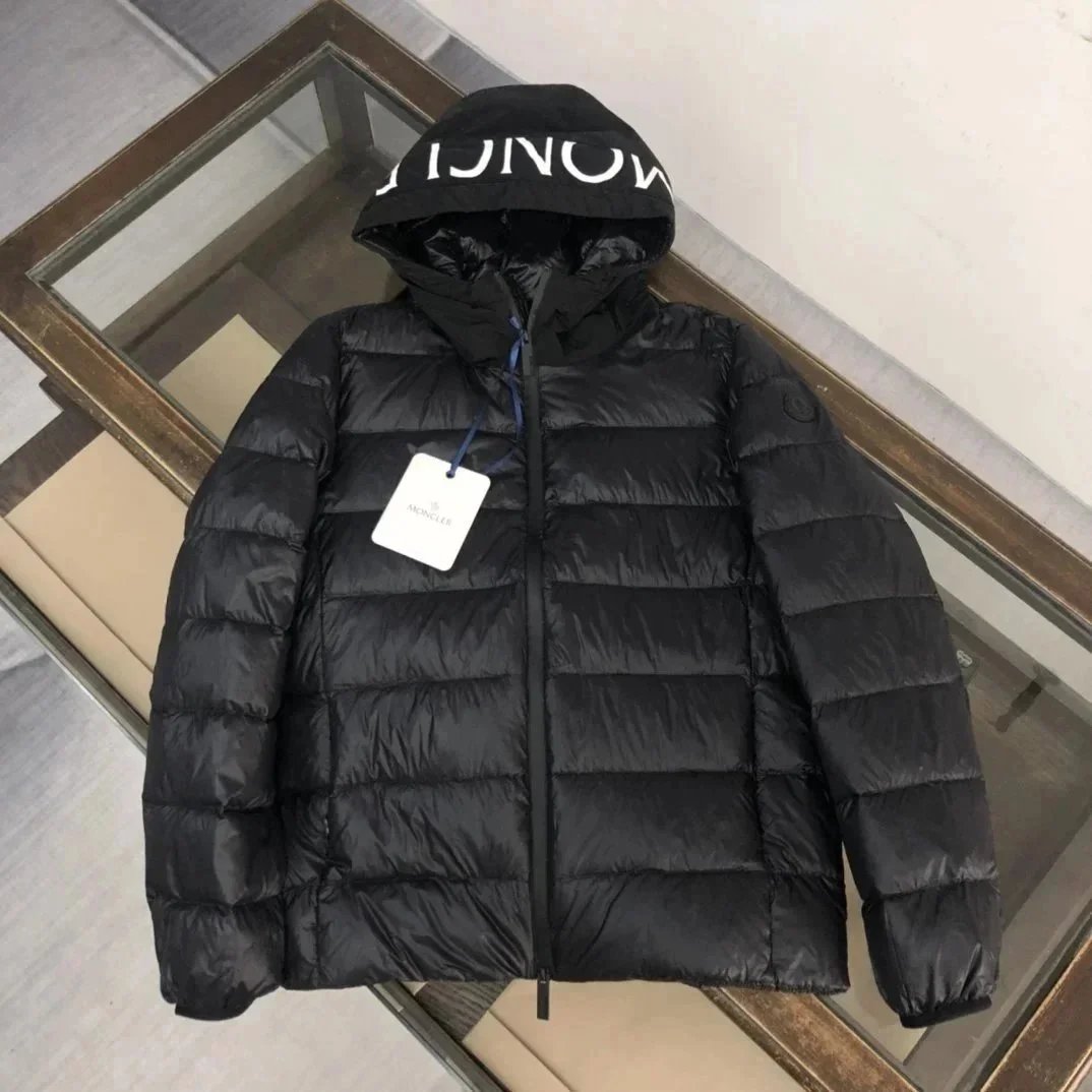 Size 6 Men's Moncler UME Short Down Jacket Black 100% Authentic $1970 Retail