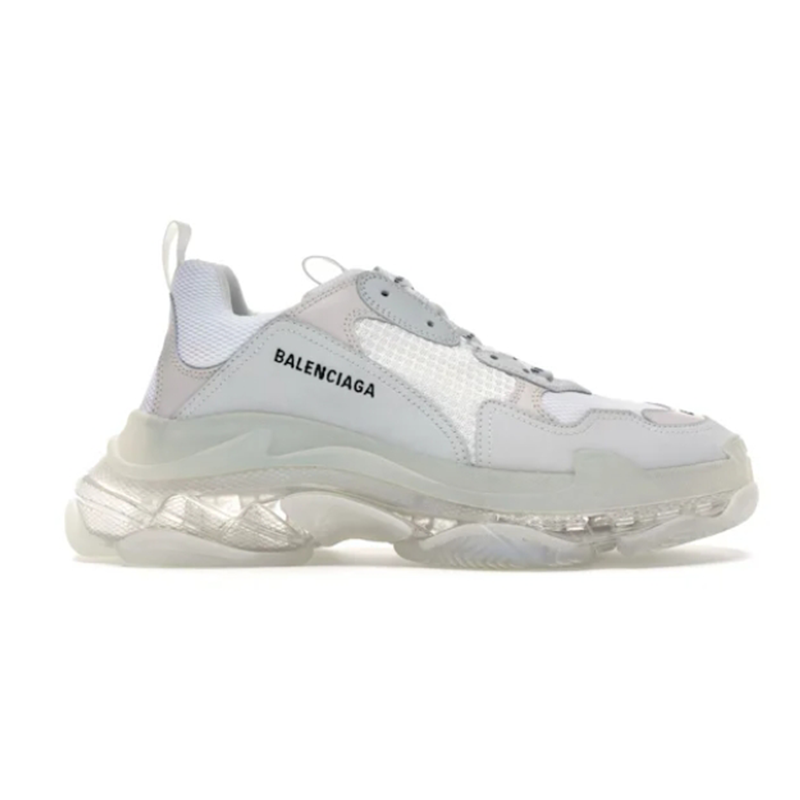 OK   Triple S Clear Sole White Fashion sneakers