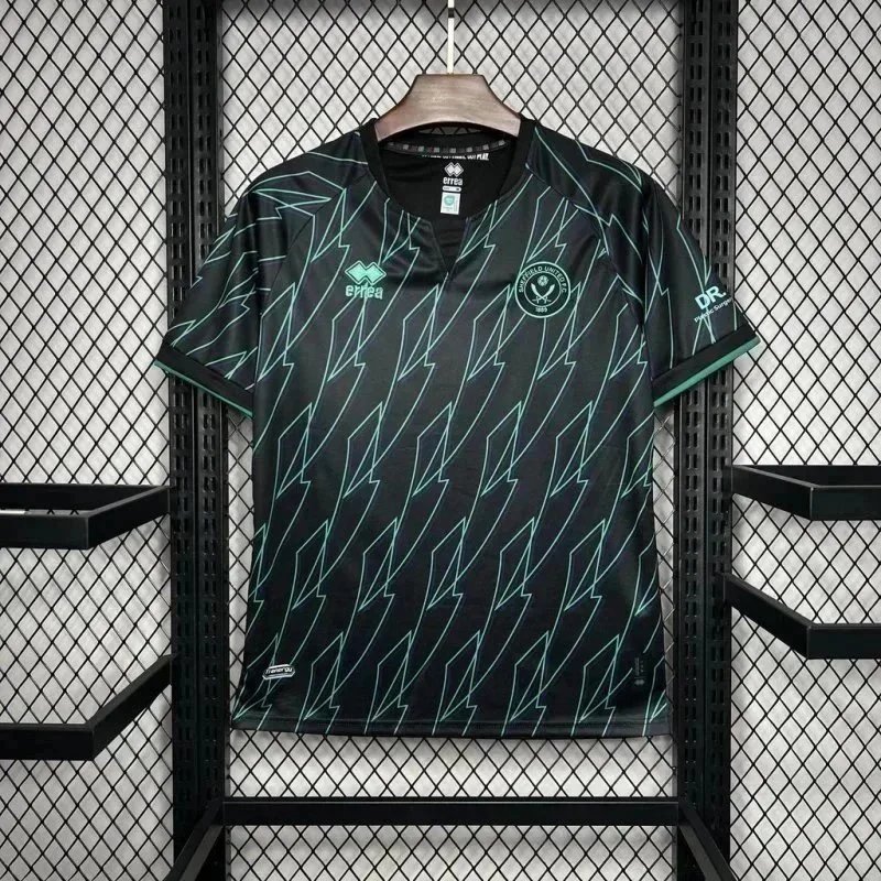 Sheffield Soccer Jerseys HAMER HOD 2024 2025 2026 STEWART SOUZA ROBERTS AMAD CLARKE EMBLETON OHARE COULIBALY Traore Football Shirt Soccer Kti