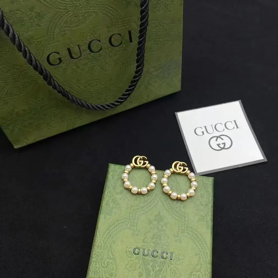 New G pearl love earrings earrings female temperament earrings