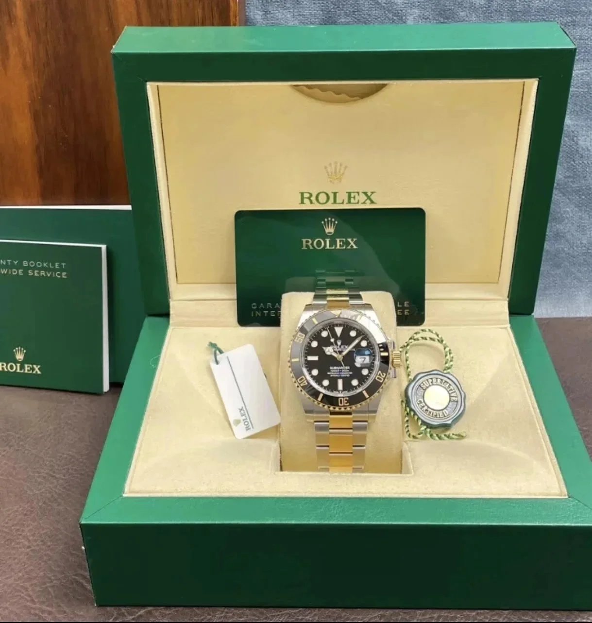 2025 Rolex Submariner Date 18k Gold Steel Ceramic Watch 41mm Two Tone 126613LN
