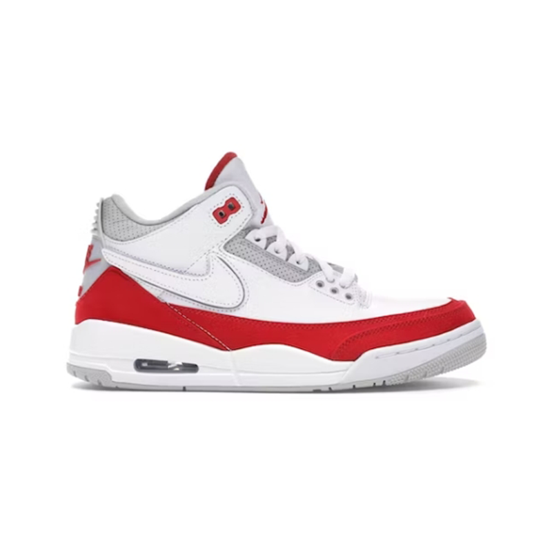 PB   3 Retro Tinker White University Red Casual sneakers