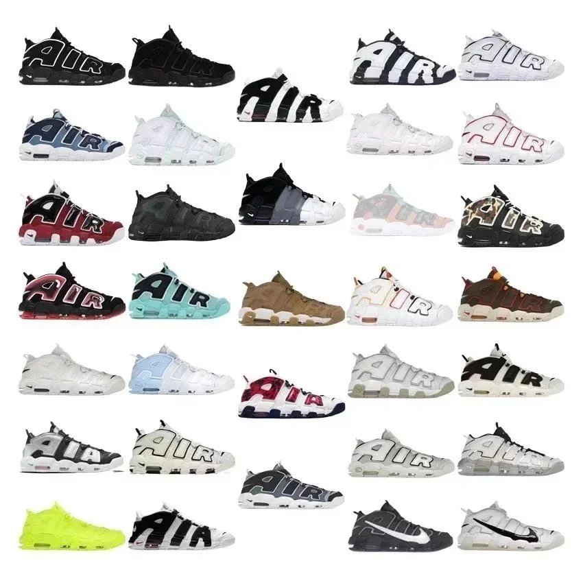Chaussures de créateurs mode Pippen Mens Womens Basketball Chaussures atlanta Peace Love Gym Red White Mens Trainers Designer Sports Sneakers