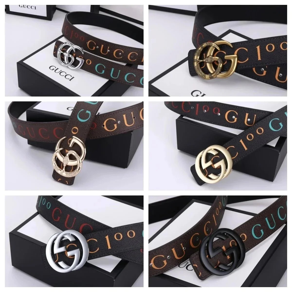Fashionable men's business versatile letter smooth buckle versatile belt