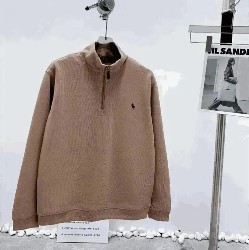 Polo Ralph Lauren Men's Luxury Jersey Quarter-Zip Pullover. Sz XXL . $125 Value