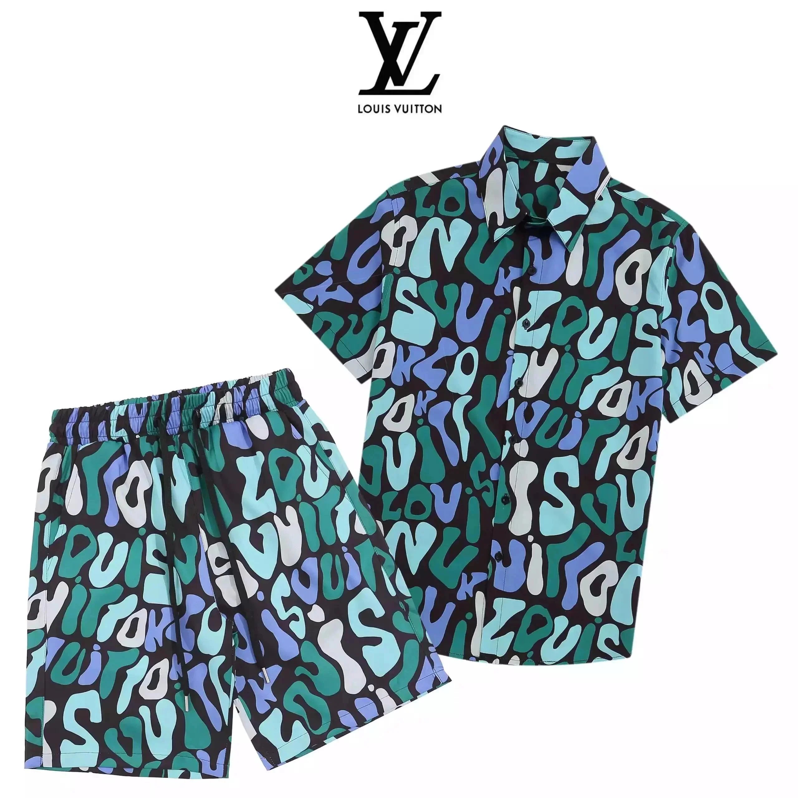 Men's Summer Comfort Shirt and Shorts Set: Casual Designer Short Sleeve and Shorts Outfit