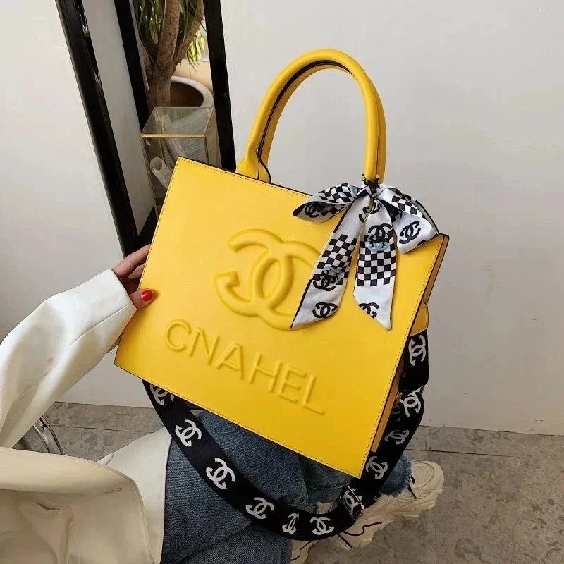 Fashion Luxury Brand Tote Bag, Premium Leather Diagonal Shoulder Bag for Women, Designer Fashion Purse