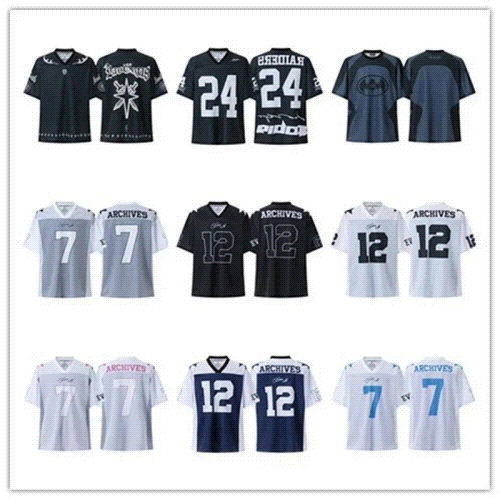 Splicing letter print short-sleeved T-shirt digital mesh sports jersey-CY