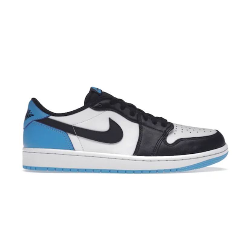 1 Retro Low  Black Dark Powder Blue Casual sneakers