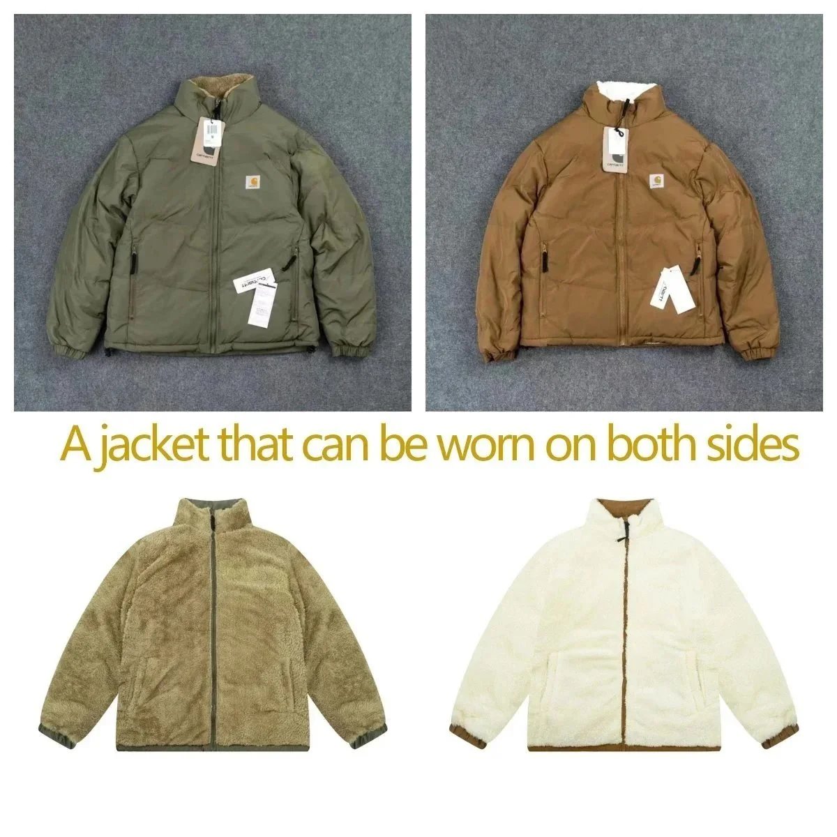 Carhartt Puffer Jacket Green Coats, Jackets & Vests for Men