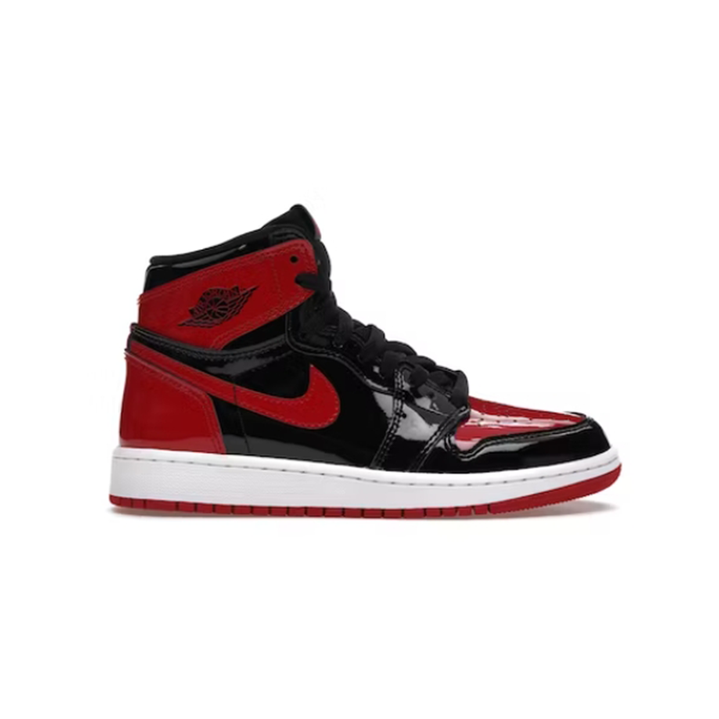 LJR   1 Retro High  Patent Bred Fashion sneakers