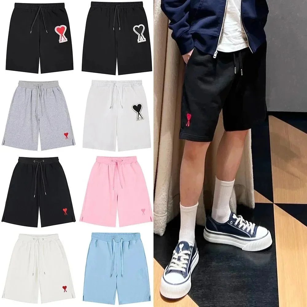 Best Cotton Shorts for Men: Designer Ami De Coeur Casual Track Shorts in Organic Fleece