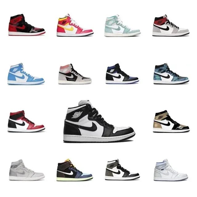Nike Air Jordan 1 Mid AJ1 Men Casual LifeStyle Sneakers Street Style Shoe Pick 1