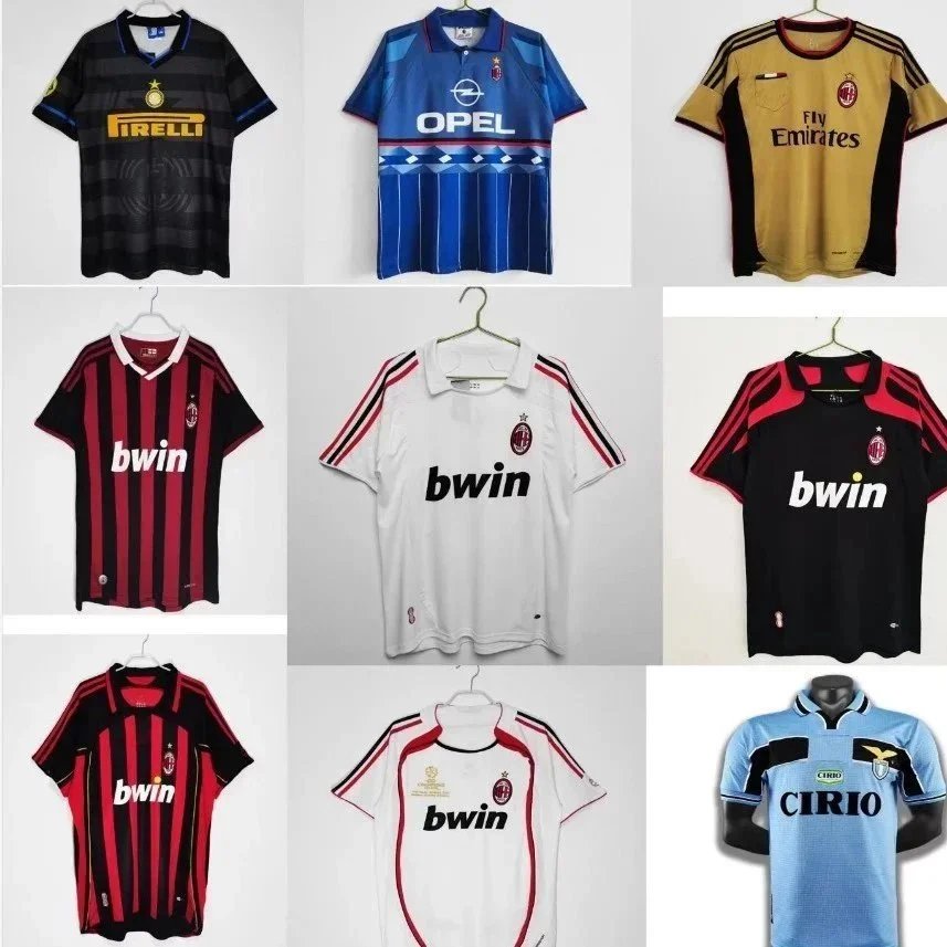 Retro 2023 2024 KAKA milan Football Shirt Balotelli MONTOLIVO Soccer Jersey