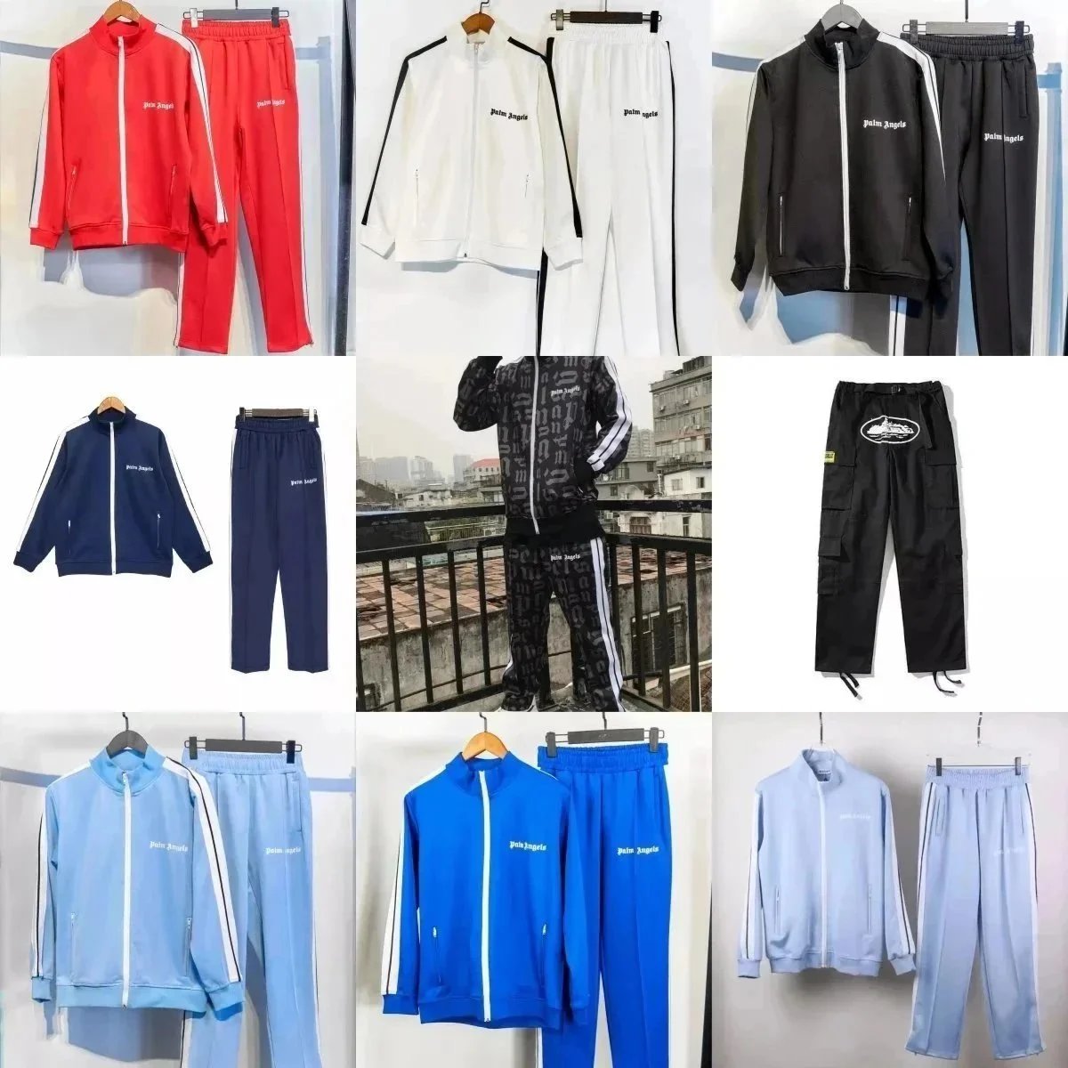 Men's & Women's Tracksuit Sets - Breathable, Lightweight, Zippered Sweatshirts & Jogging Pants for Sports & Casual Wear