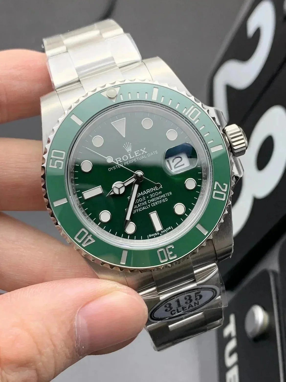 H-1 automatic mechanical watch steel band business waterproof luminous stainless steel men's watch