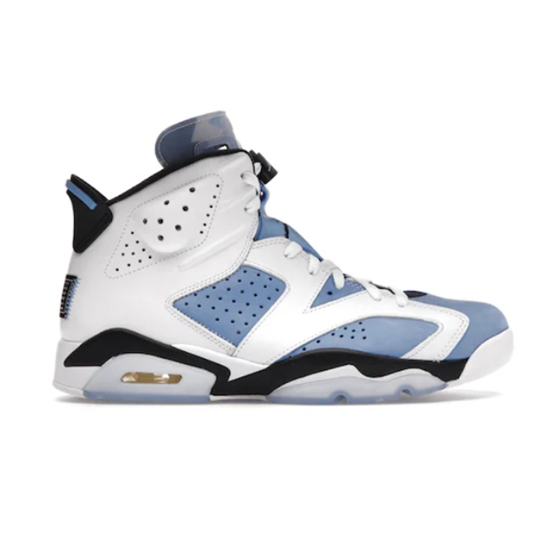 6 Retro UNC White Fashion sneakers