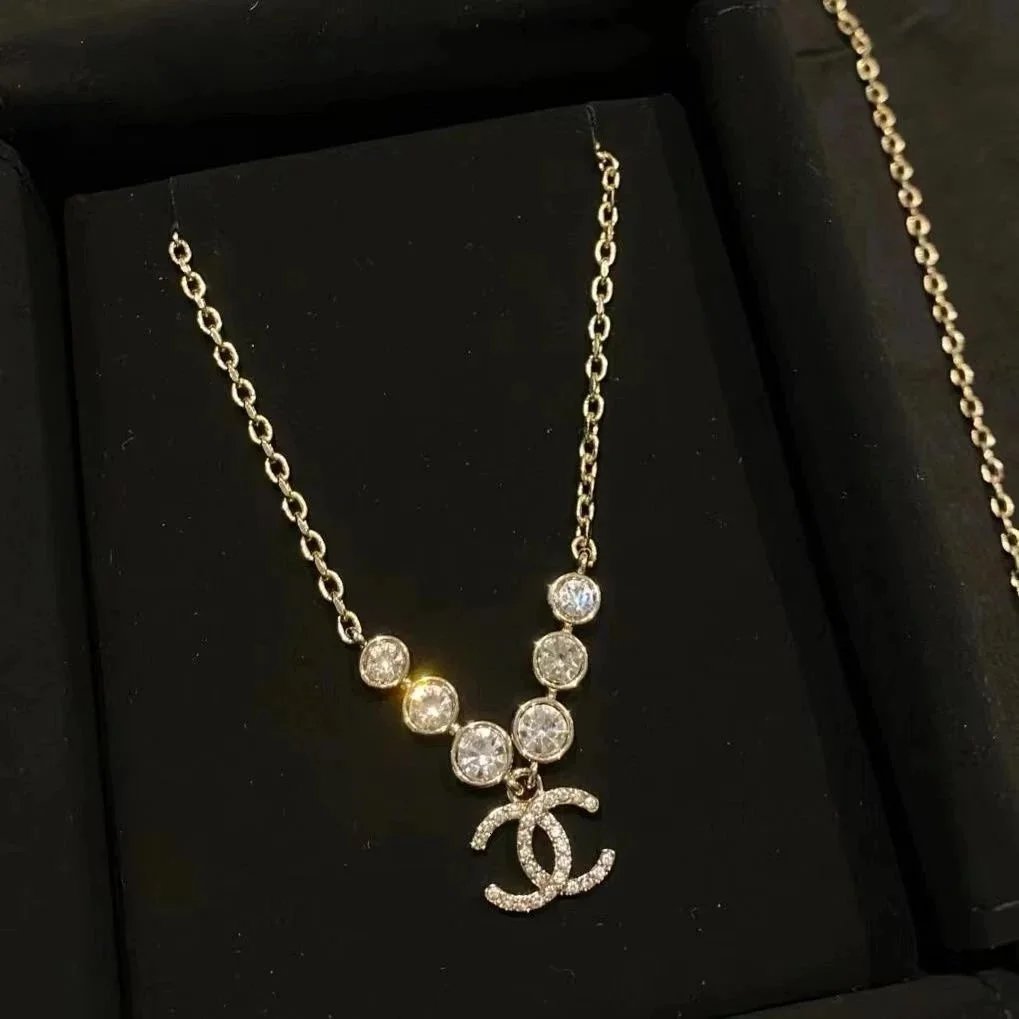 Golden Light Luxury Chanel Necklace