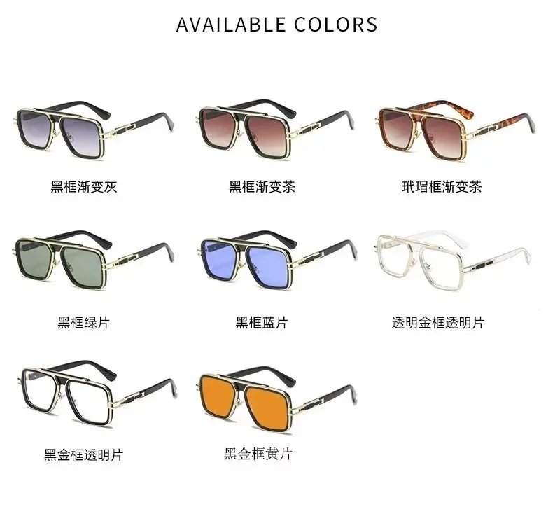 Designer Mach 6 Top Original High Quality Mens Sunglasses Luxury Brand Retro Eyewear for Fashionable Men