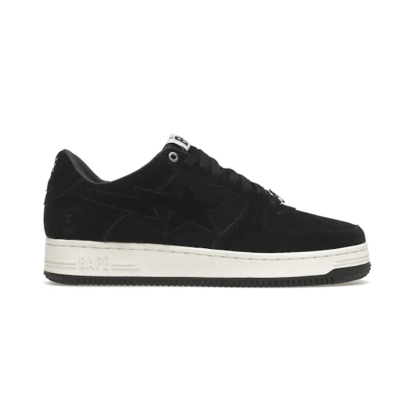 A Bathing Ape Bape Sta Black Suede Casual sneakers