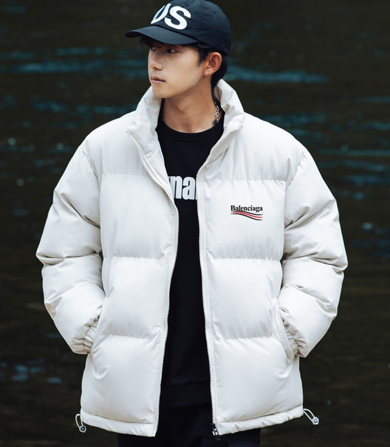 Winter new men's and women's collar down cotton-padded jacket-CY