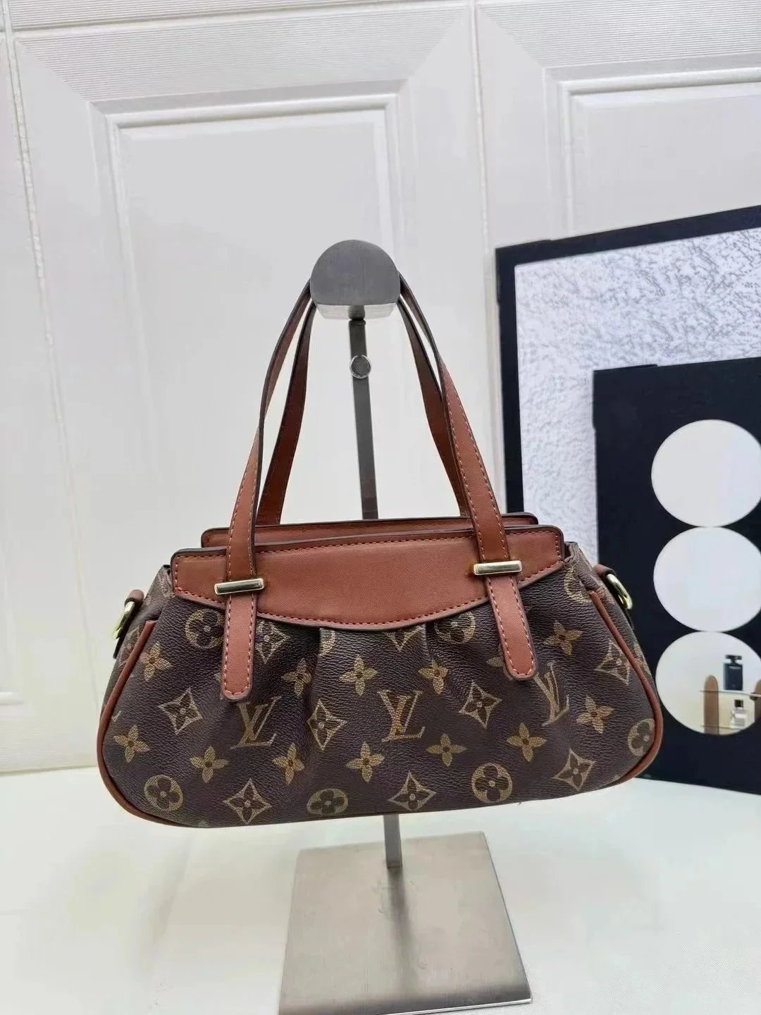 LOUIS VUITTON Monogram Clara Hand Bag M40057 LV Auth bs1530