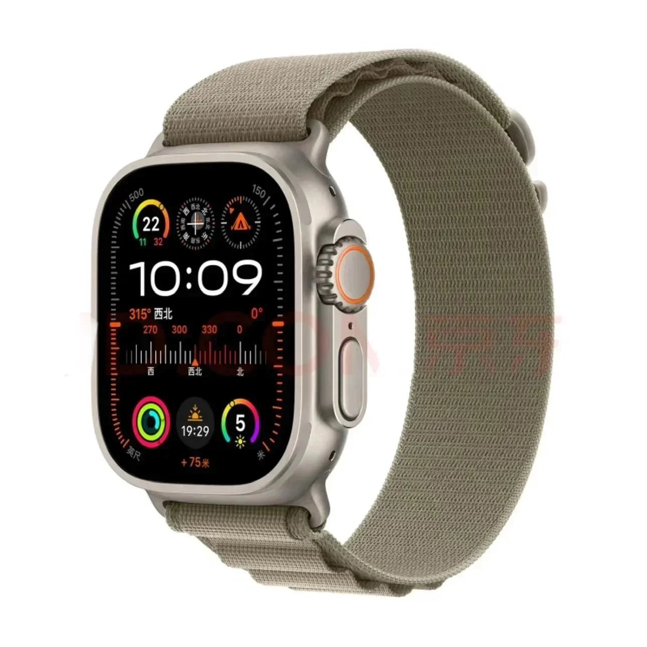 Apple Watch Ultra 2 GPS+Cellular 49mm Titanium Case Alpine Loop Smartwatch