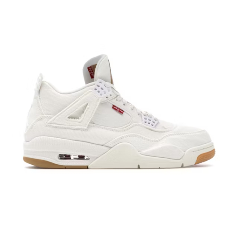 PB   4 Retro Levi's White Casual sneakers