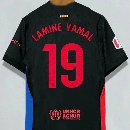 2024/2025 Barcelona Away Lamine Yamal #19 Player Version Football Jersey(L) NIKE