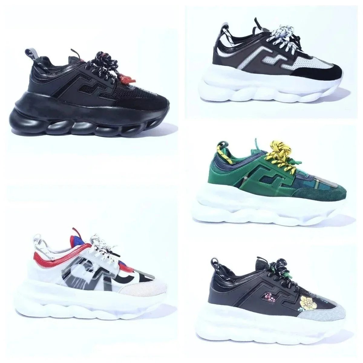 Height-Increasing Chain Reaction Casual Shoes | Reflective Sneakers for Men and Women