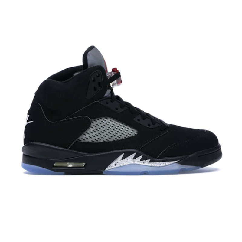 5 Retro Black Metallic Fashion sneakers