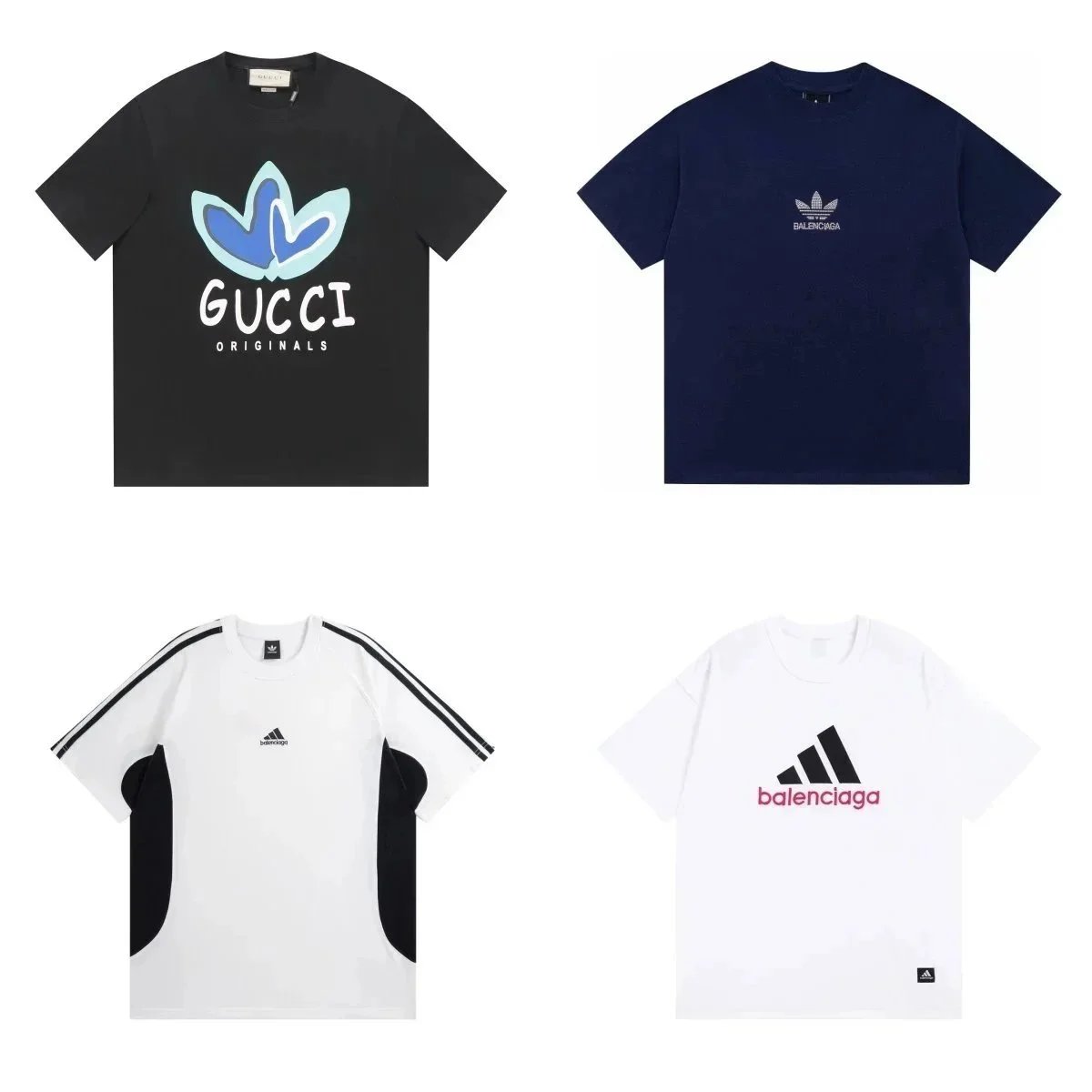 Gucci x adidas cotton jersey T-shirt in white Men's 548334-XJEMJ-9280