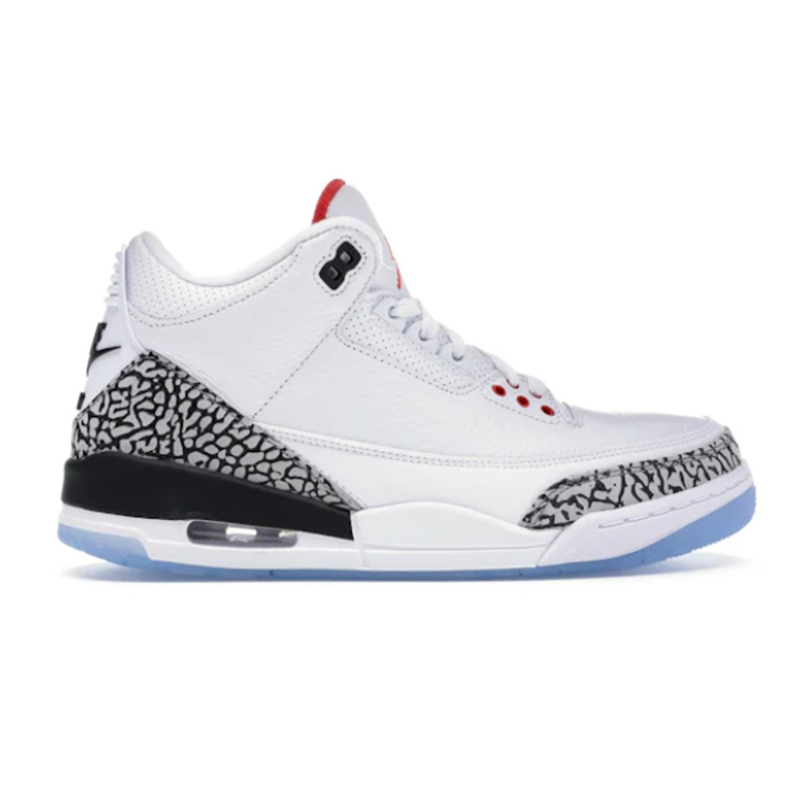 3 Retro Free Throw Line White Cement Casual sneakers