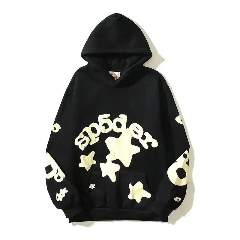 Y2K Inspired Foam Print Graphic Pink Sweatshirts Unisex Pullover Hoodie in Various Sizes