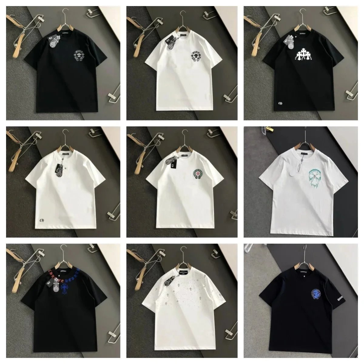 Men's Plus Size Cotton T-Shirts & Polos - Round Neck, Embroidered & Printed, Summer Wear
